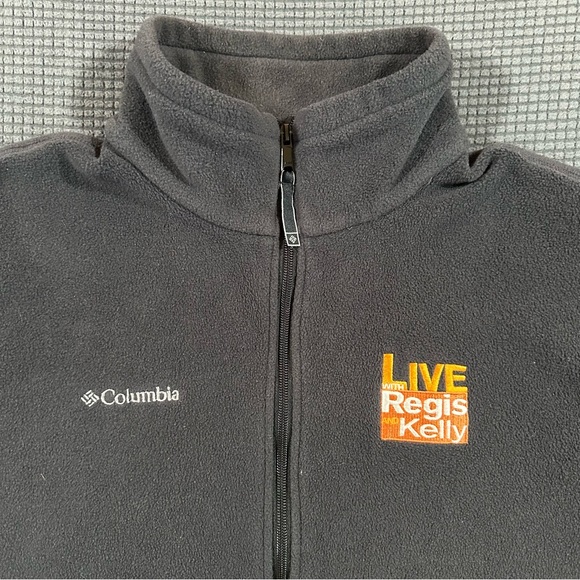 Columbia Mens XL Fleece Vest Live Regis and Kelly Buena Vista TV Crew 2000s - Picture 2 of 8